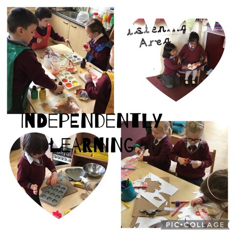Image of Independently learning!
