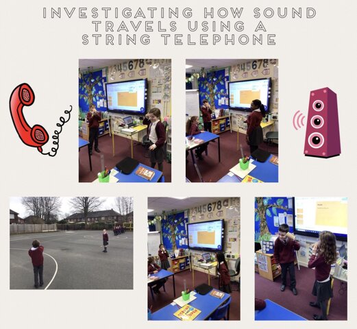 Image of Investigating how sound travels in Science! 