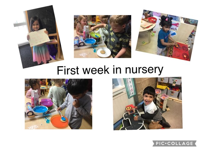 Image of Our First Week in Nursery