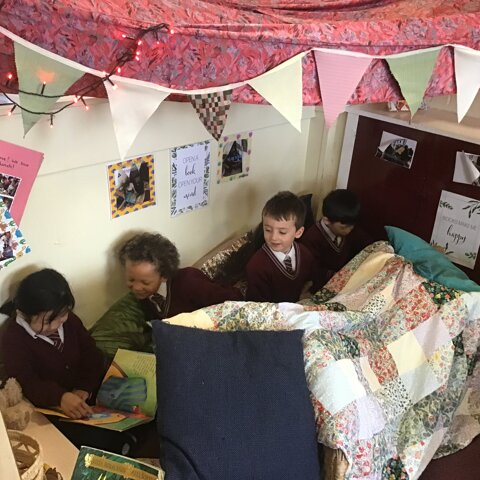 Image of We made our own Reading Den!