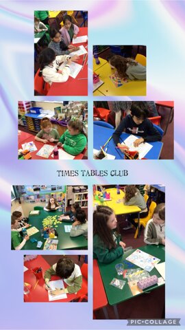 Image of Playing different games in times tables club!