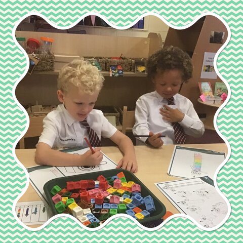 Image of Exploring The Maths Table On Our First Day!