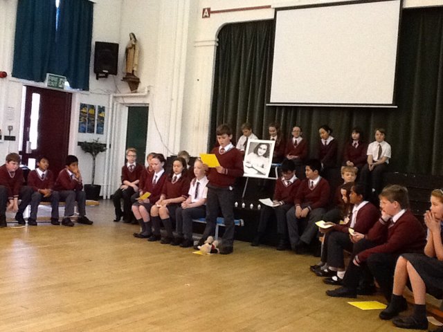 Image of Anne Frank Assembly