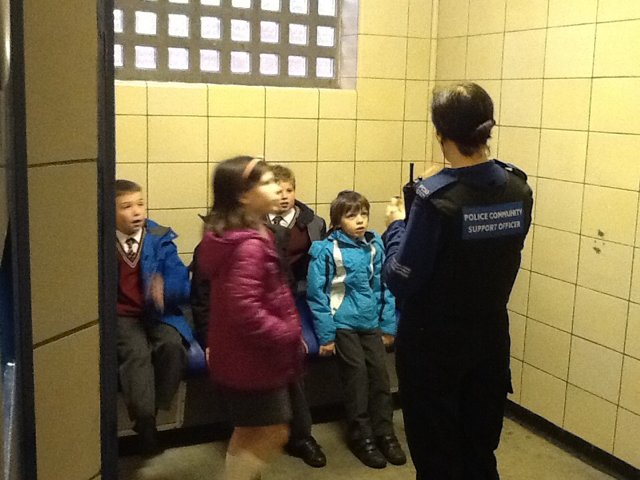 Image of Our one and only visit to the police station!