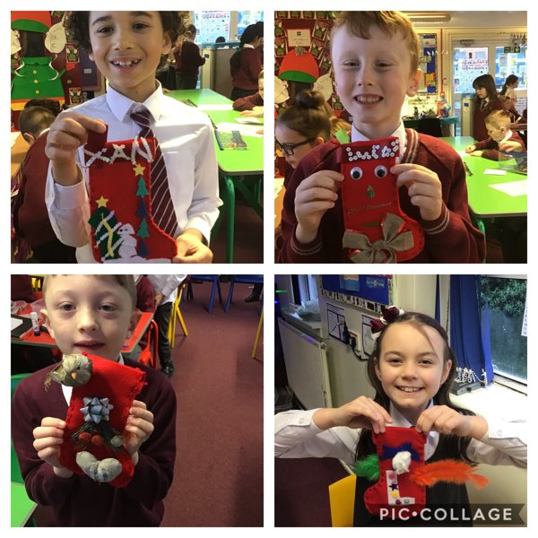Image of A few of our wonderful Christmas stockings
