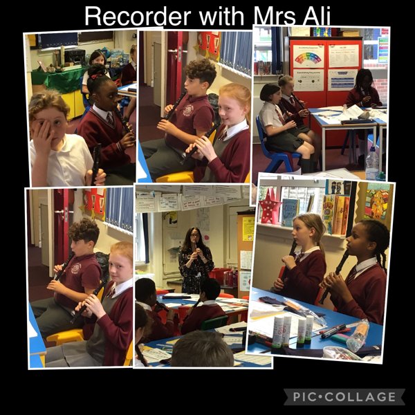 Image of Recorder with Mrs Ali