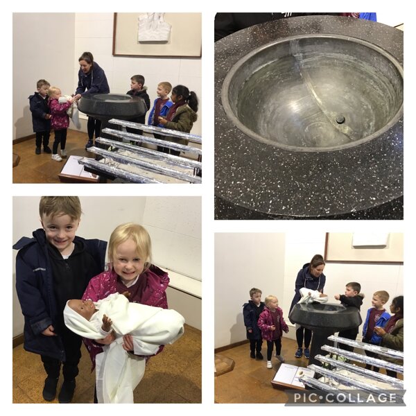 Image of We have been learning about Baptism 