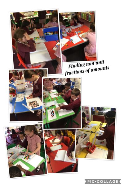 Image of Maths finding non unit fractions of amounts 