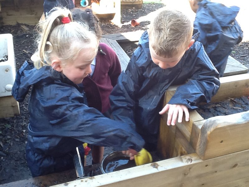 Image of Getting Messy In The Mud Kitchen!
