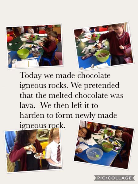 Image of Chocolate igneous rocks