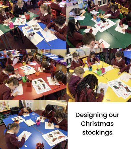 Image of Designing our Christmas stockings in DT!