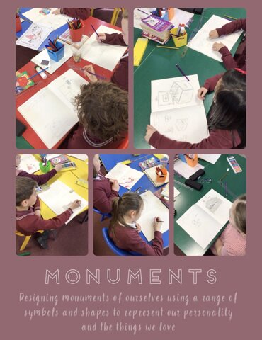 Image of Designing monuments of ourselves using symbols and shapes in art!