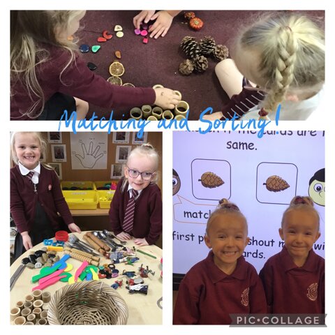 Image of We have been learning about Matching and Sorting!