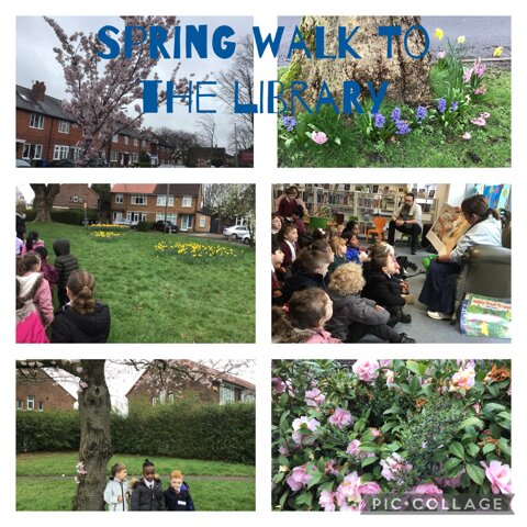 Image of Spring Walk to the Library!