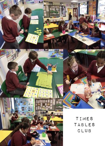 Image of Playing Games in Times Tables Club!