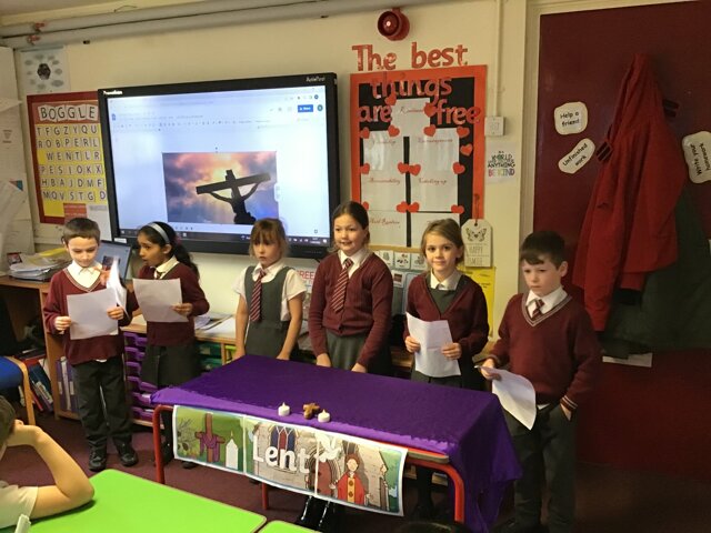 Image of Child led liturgy all about Lent 