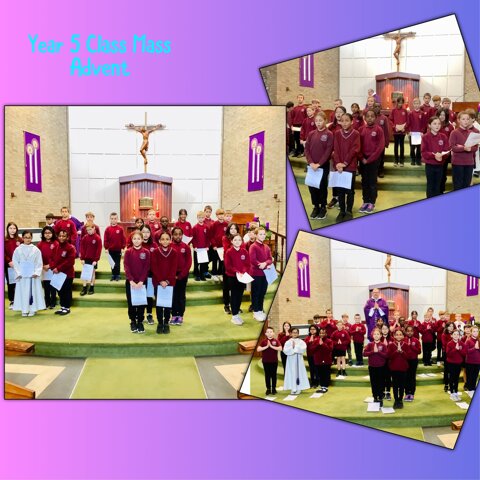 Image of Year 5 Mass - Advent