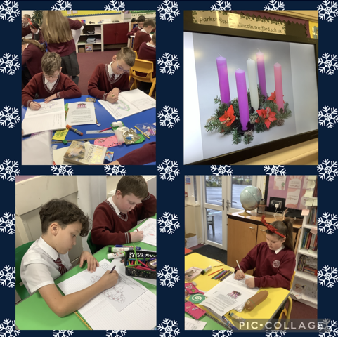 Image of Learning about what the Advent wreath symbolises!