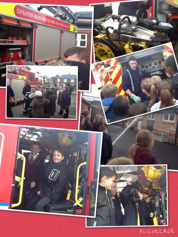 Image of A Visit from the fire service.