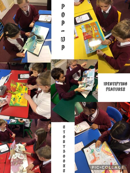 Image of DT: Identifying the features of a pop-up storybook 
