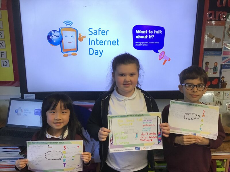 Image of Safer Internet day - our posters to support this years message - ‘ want to talk about it ?’ 
