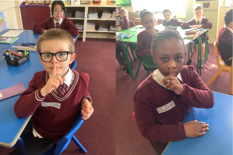 Image of Sponsored silence for Year 4!