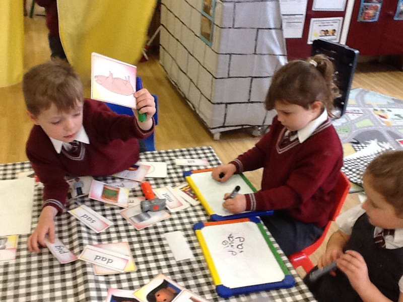 Image of We are working hard in Phonics!